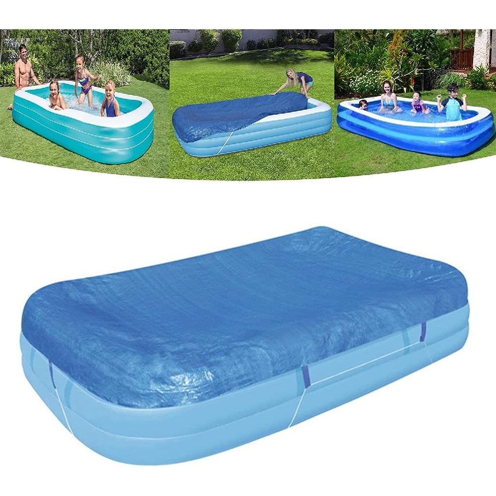 INTEX Universal Family Pool Cover – Heavy-Duty UV Resistant Vinyl Shield for Rectangular Above Ground Pools - Image 3