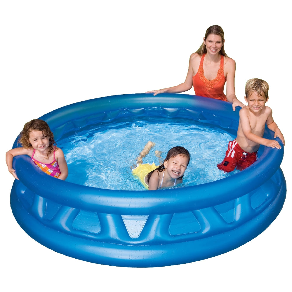 INTEX Soft-Side Inflatable Toddler Pool – 3-Ring Padded Wall Pool for Safe Backyard Water Play - Image 3