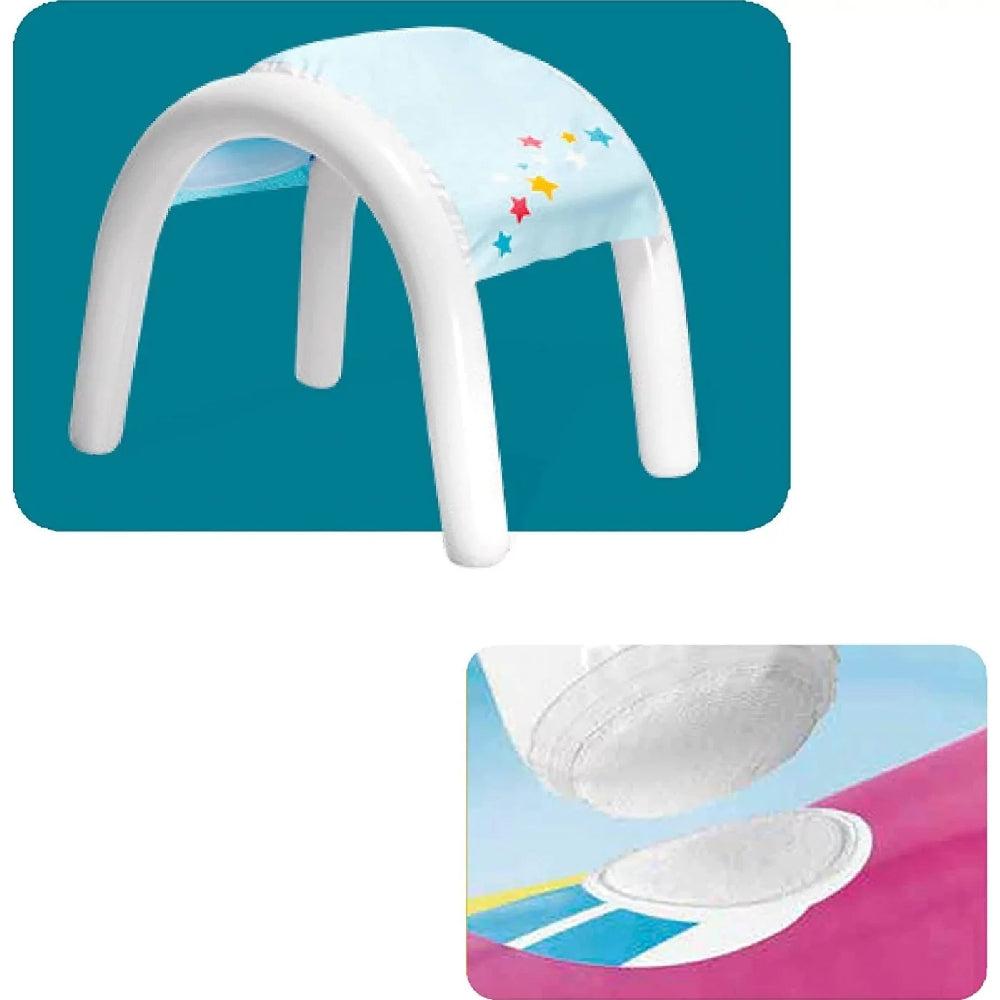 INTEX Inflatable Unicorn Spray Pool – Whimsical Backyard Toddler Pool with Built-in Water Sprayer - Image 5