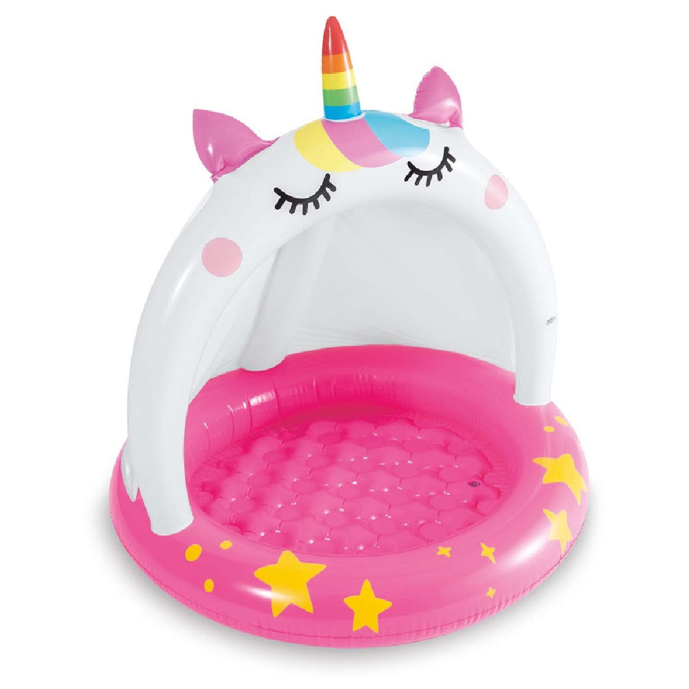INTEX Caticorn Inflatable Baby Pool – Magical Cat-Unicorn Hybrid Toddler Splash Pool with Padded Bottom - Image 2