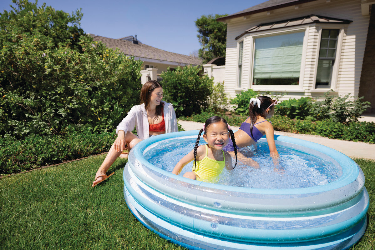 INTEX Bliss Inflatable Splash Pool – Extra-Soft Inflatable Base Wading Pool for Safe Toddler Play - Image 3