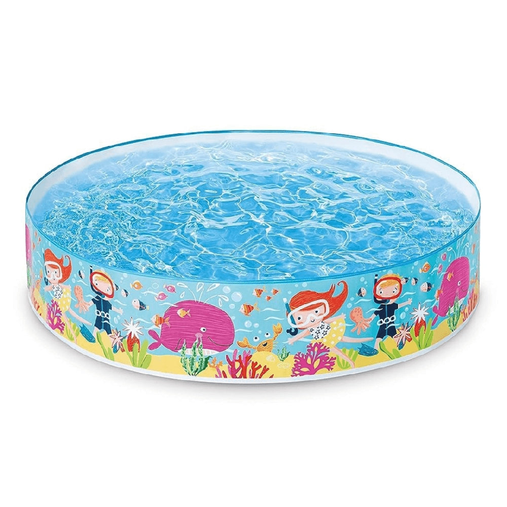 INTEX Disney Snapset Instant Setup Pool – No-Inflation Hard-Wall Toddler Pool with Licensed Graphics