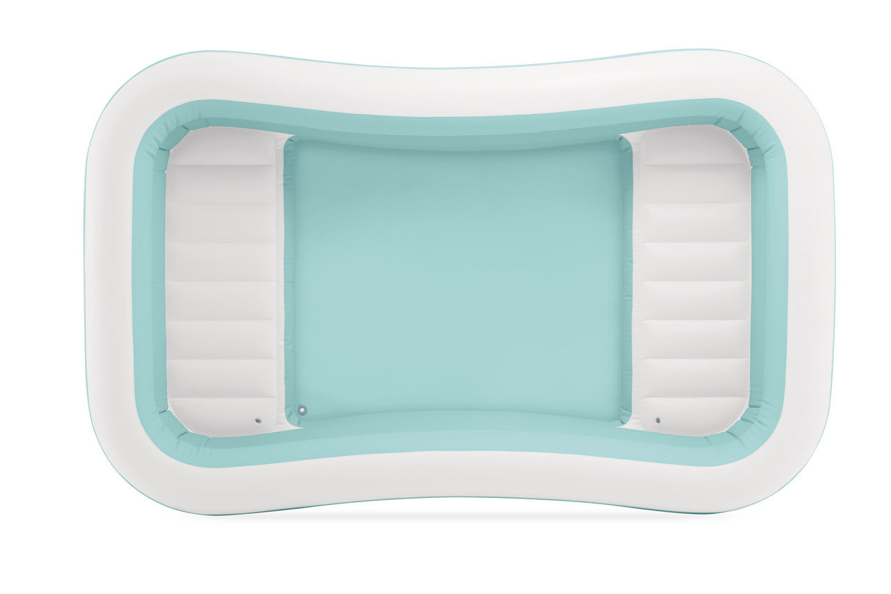 INTEX Swim Center Family Lounge Pool – 7.5ft Inflatable Pool with Built-in Bench Seating & Cup Holders - Image 4