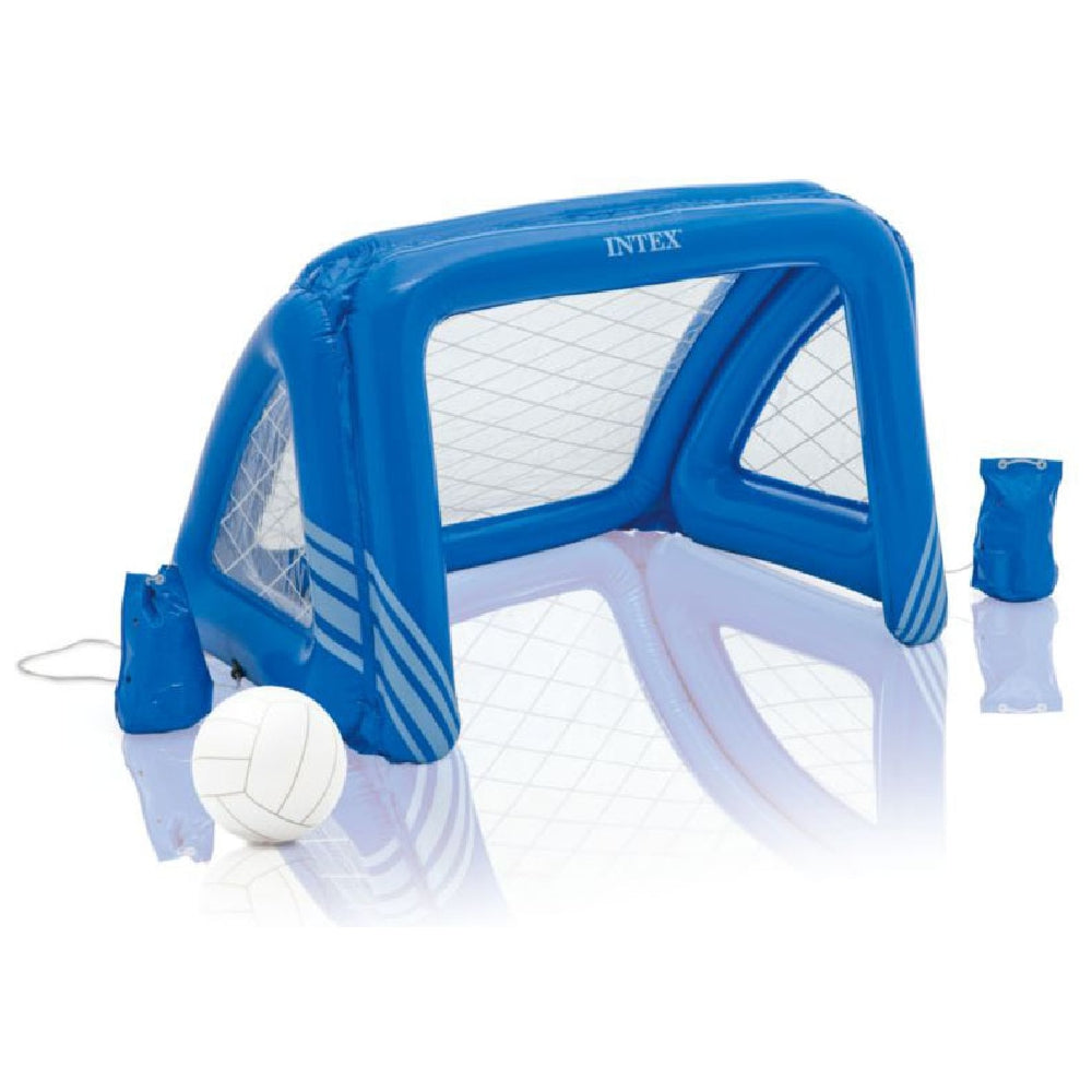 INTEX Floating Water Polo Game Set – Inflatable Goal Post with Weighted Base and Inflatable Ball