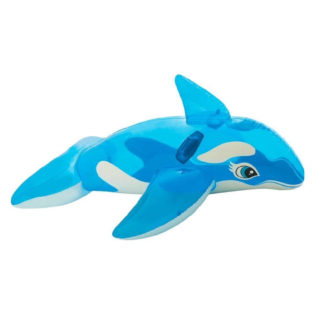 INTEX Lil' Whale Ride-On Float – Compact Inflatable Whale Water Toy for Toddlers
