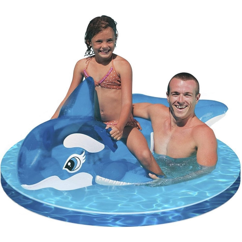 INTEX Lil' Whale Ride-On Float – Compact Inflatable Whale Water Toy for Toddlers - Image 3