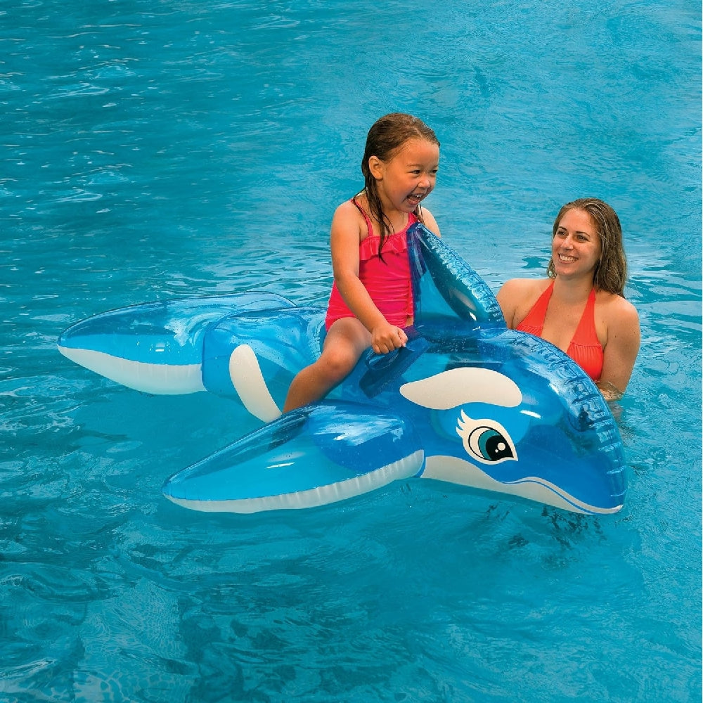 INTEX Lil' Whale Ride-On Float – Compact Inflatable Whale Water Toy for Toddlers - Image 4