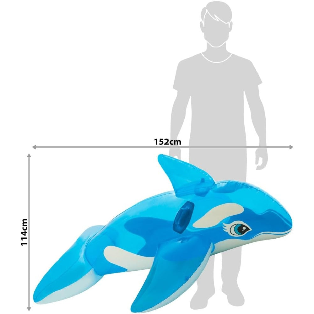 INTEX Lil' Whale Ride-On Float – Compact Inflatable Whale Water Toy for Toddlers - Image 5