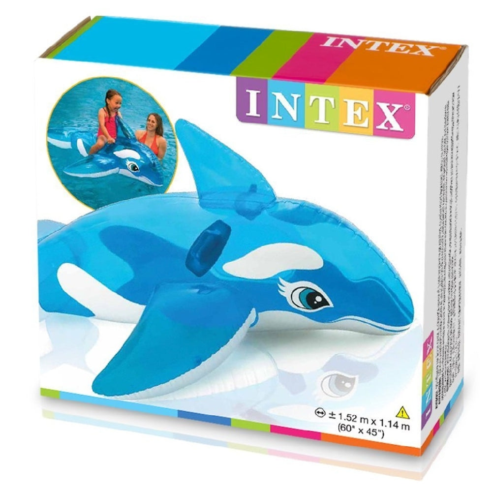 INTEX Lil' Whale Ride-On Float – Compact Inflatable Whale Water Toy for Toddlers - Image 7