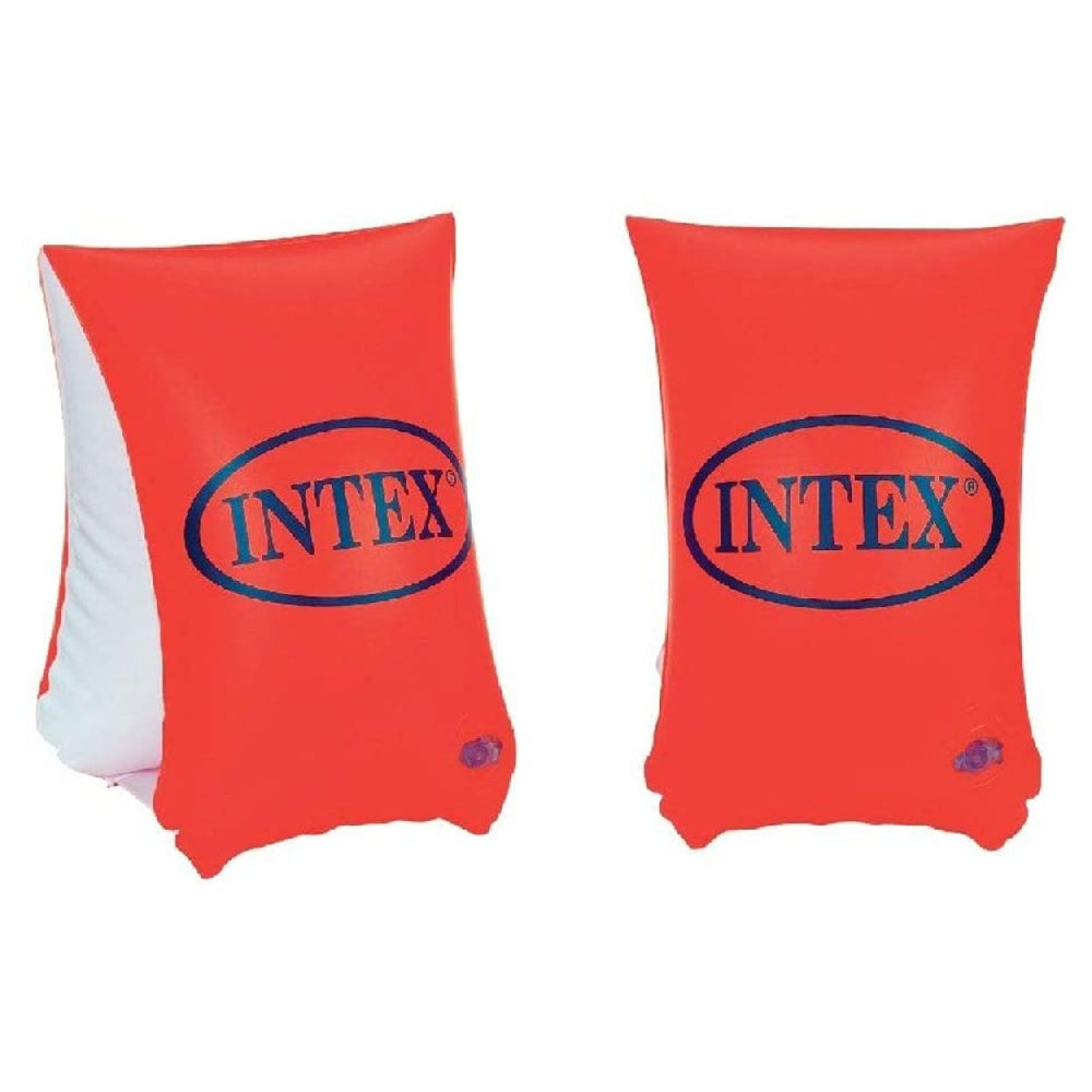 INTEX Super Trainer Arm Bands – Deluxe Double-Chamber Inflatable Water Wings for High-Buoyancy Support