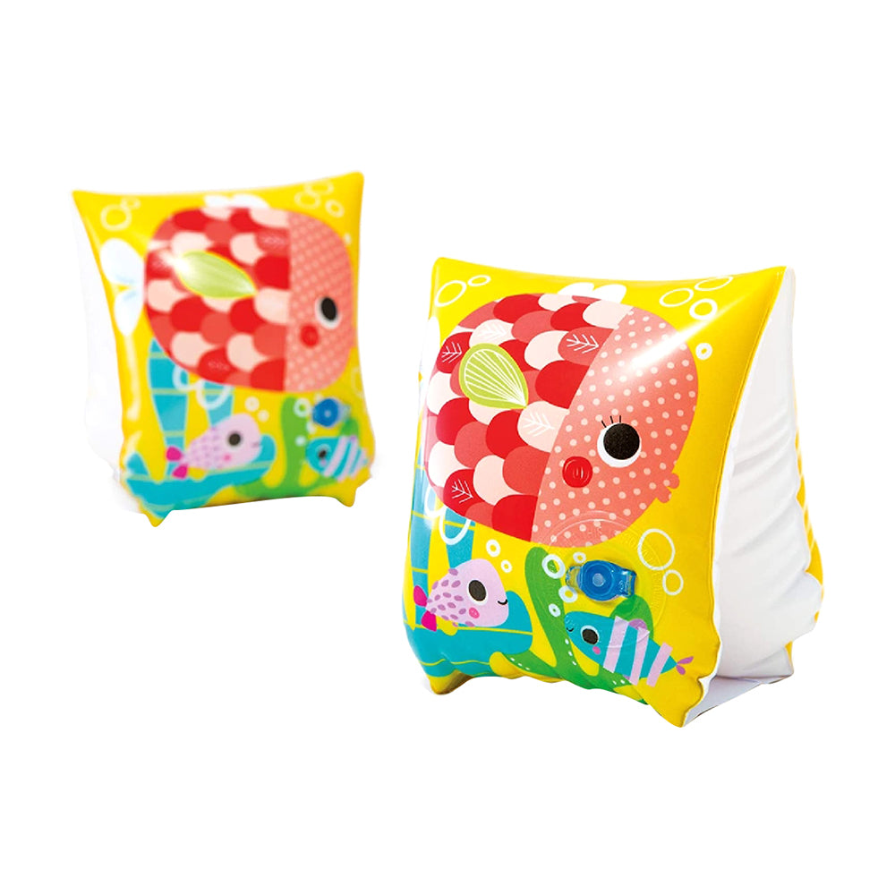 INTEX Starfish Inflatable Arm Bands – Bright Character Safety Sleeves for Toddler Water Confidence