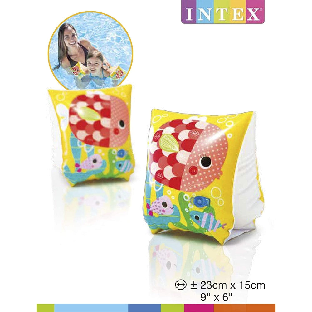 INTEX Starfish Inflatable Arm Bands – Bright Character Safety Sleeves for Toddler Water Confidence - Image 2
