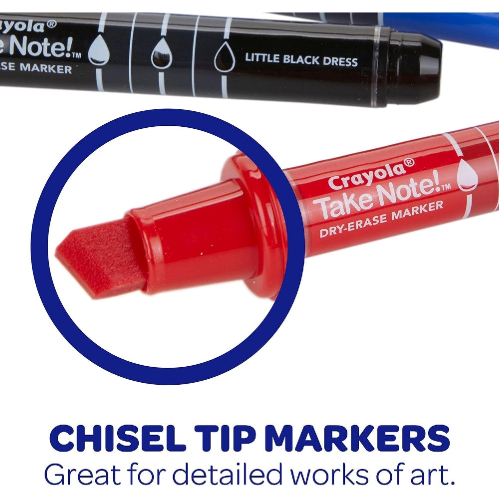 CRAYOLA LLC Crayola Take Note Dry Erase Markers Unisex, 10+ Years, Pack of 12 - Image 6