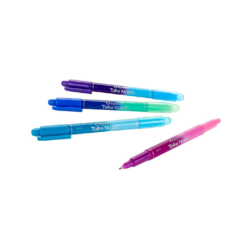 CRAYOLA LLC Crayola Take Note Dual Ended Colour Changing Pens Unisex, 11-12 Years, Pack of 4 - Image 3