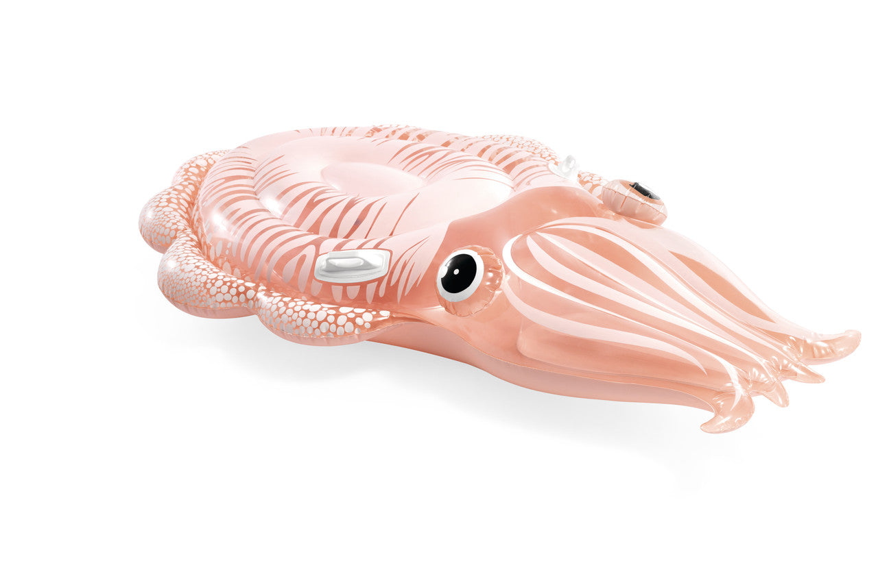 INTEX Cuttlefish Inflatable Pool Float – Unique 3D Sea Creature Water Toy with Dual Stability Handles