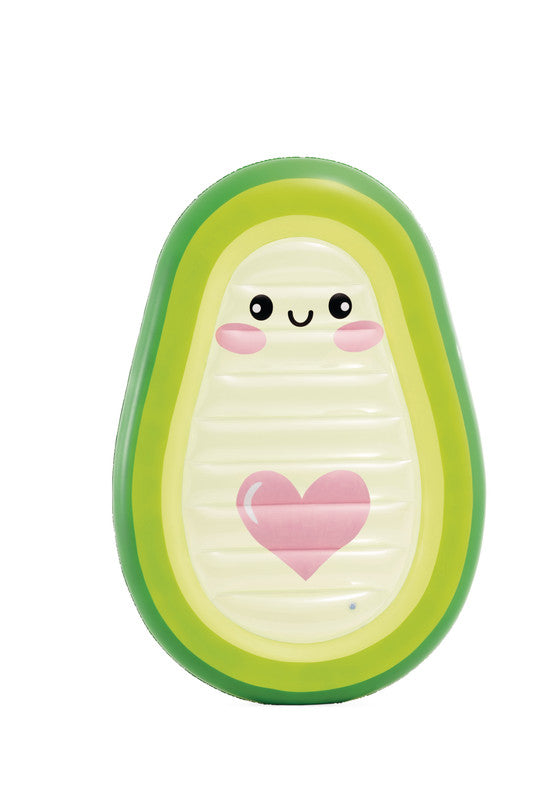 INTEX Avocado Buddy Inflatable Float – Realistic Fruit Shape Pool Lounge with Removable "Pit" Beach Ball - Image 2