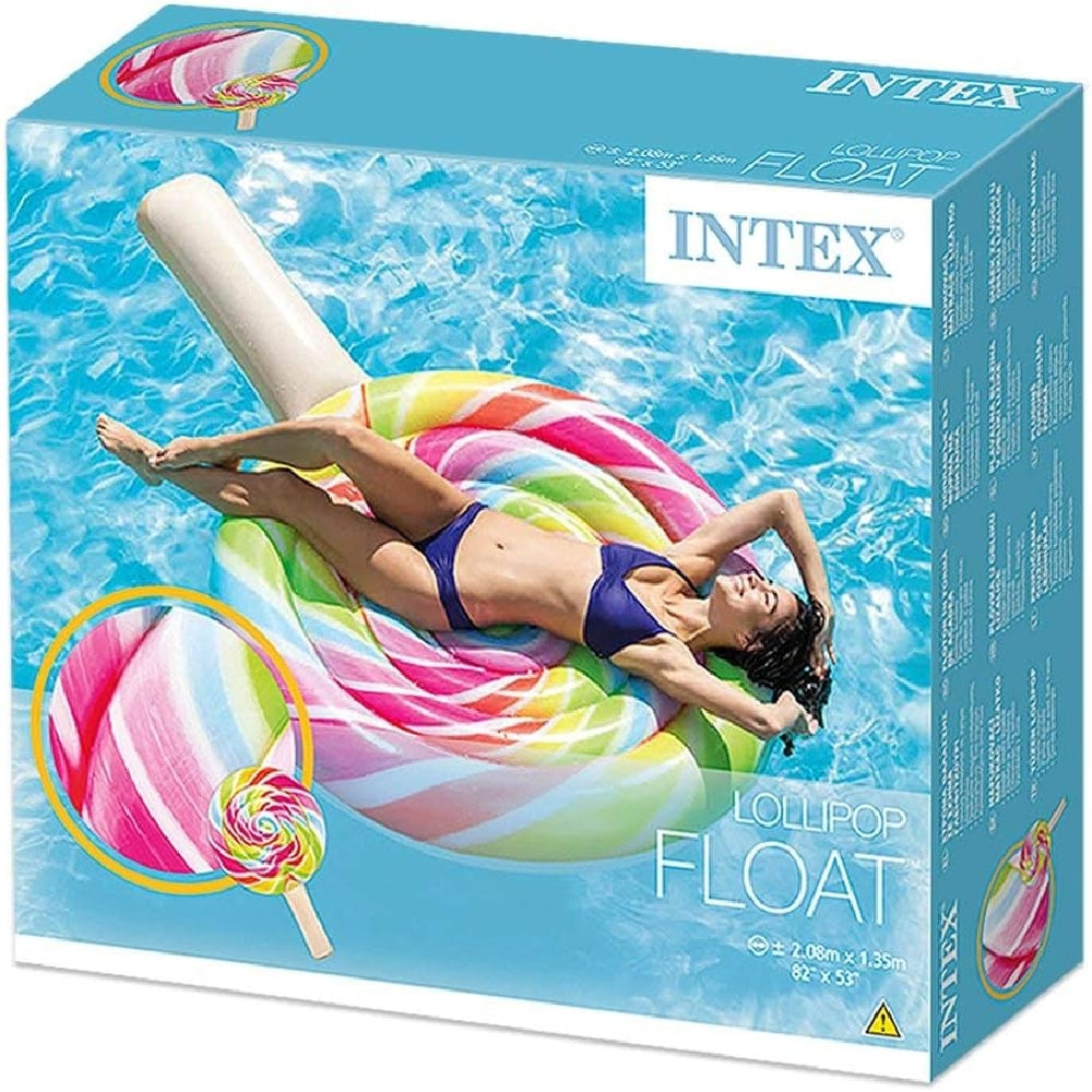 INTEX Giant Lollipop Inflatable Float – Colorful Sweet-Treat Themed Water Lounge for Pool or Beach (13+) - Image 4