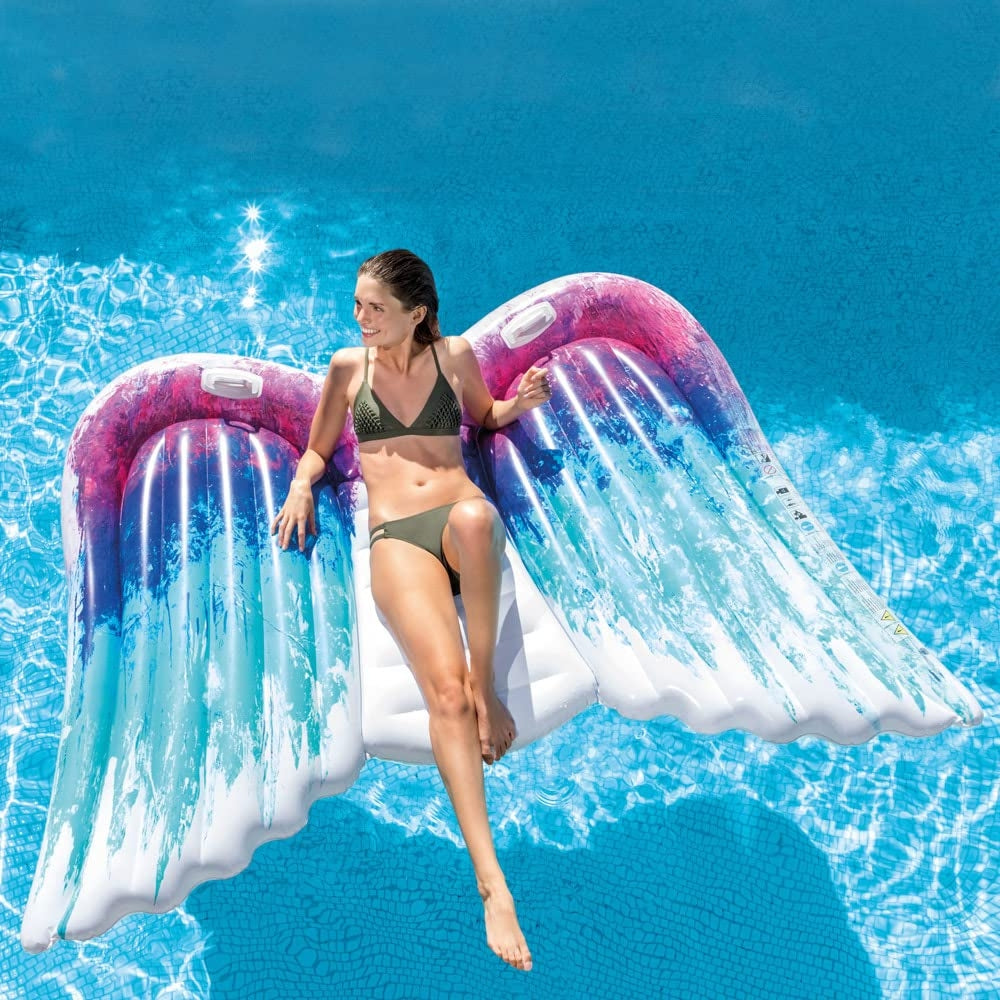 INTEX Angel Wings Inflatable Pool Float – Oversized Designer Swim Lounge for Teens & Adults (Girls 13+) - Image 2