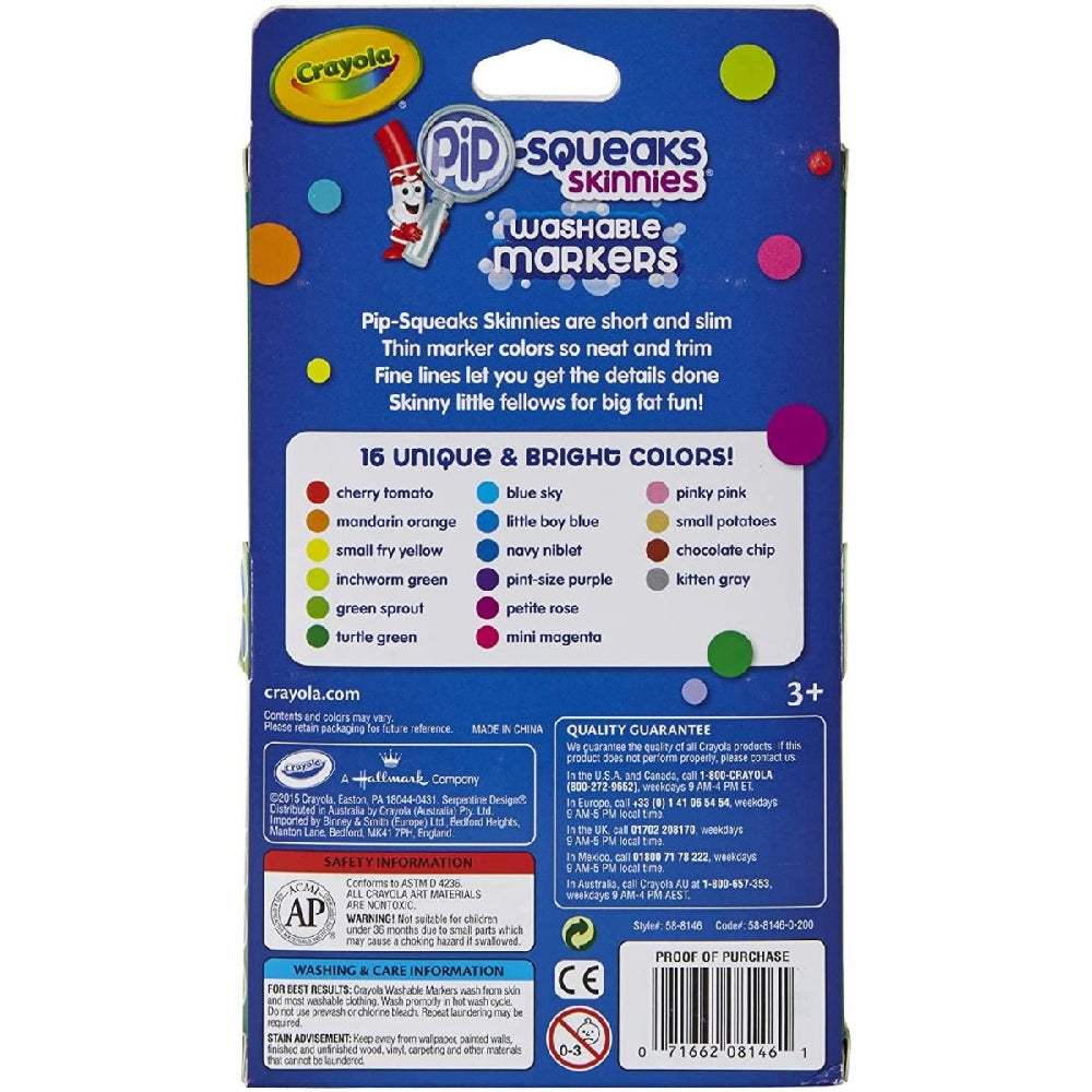 CRAYOLA LLC Crayola Washable Markers Unisex, 3-4 Years, Pack of 16 - Image 4