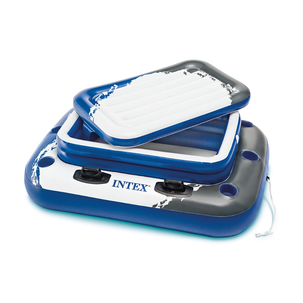 INTEX Mega Chill 2 Inflatable Floating Cooler – 72-Can Capacity Heavy-Duty Cooler for River Tubing & Pool Parties - Image 2