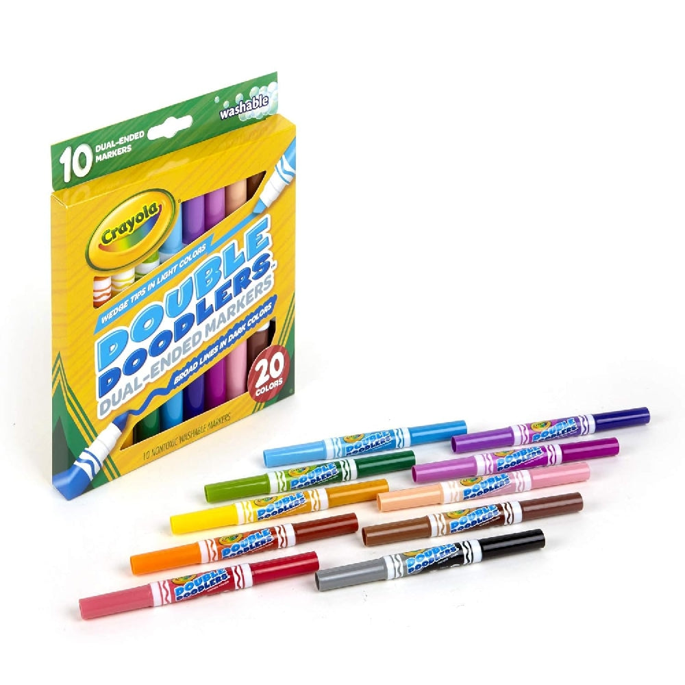 CRAYOLA LLC Crayola Dual-Ended Markers Unisex, 3+ Years, Pack of 10