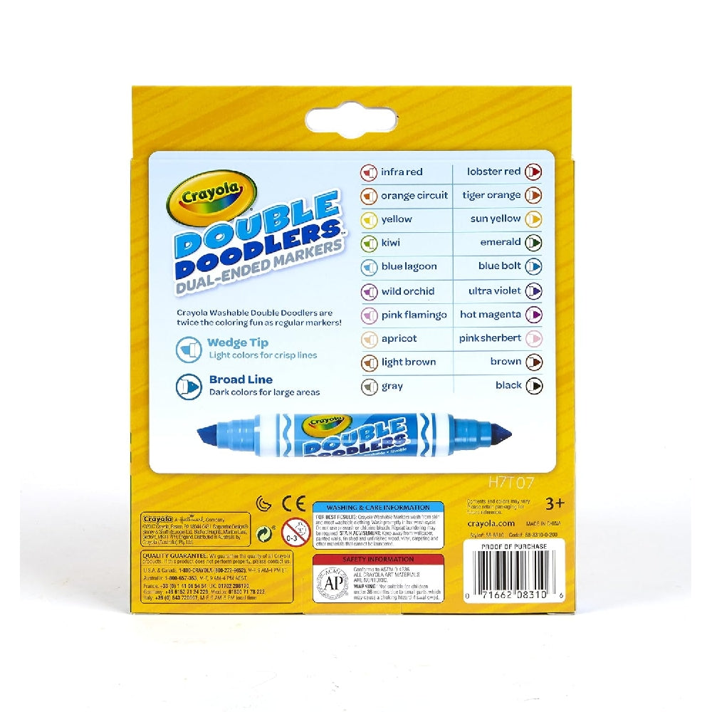 CRAYOLA LLC Crayola Dual-Ended Markers Unisex, 3+ Years, Pack of 10 - Image 4
