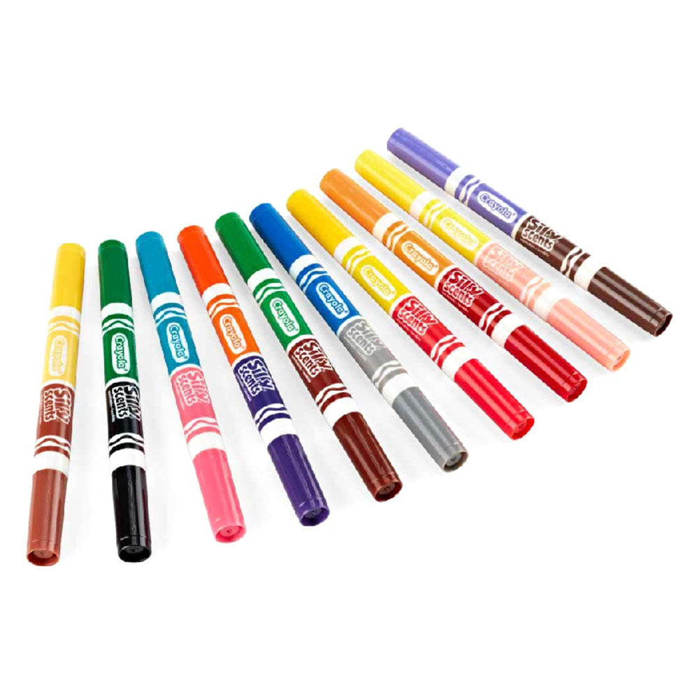 CRAYOLA LLC Crayola Silly Scents Smash Ups – 10 Dual-Ended Washable Markers with Sweet Scents