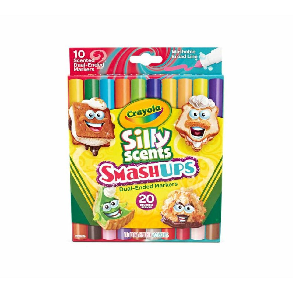 CRAYOLA LLC Crayola Silly Scents Smash Ups – 10 Dual-Ended Washable Markers with Sweet Scents - Image 3