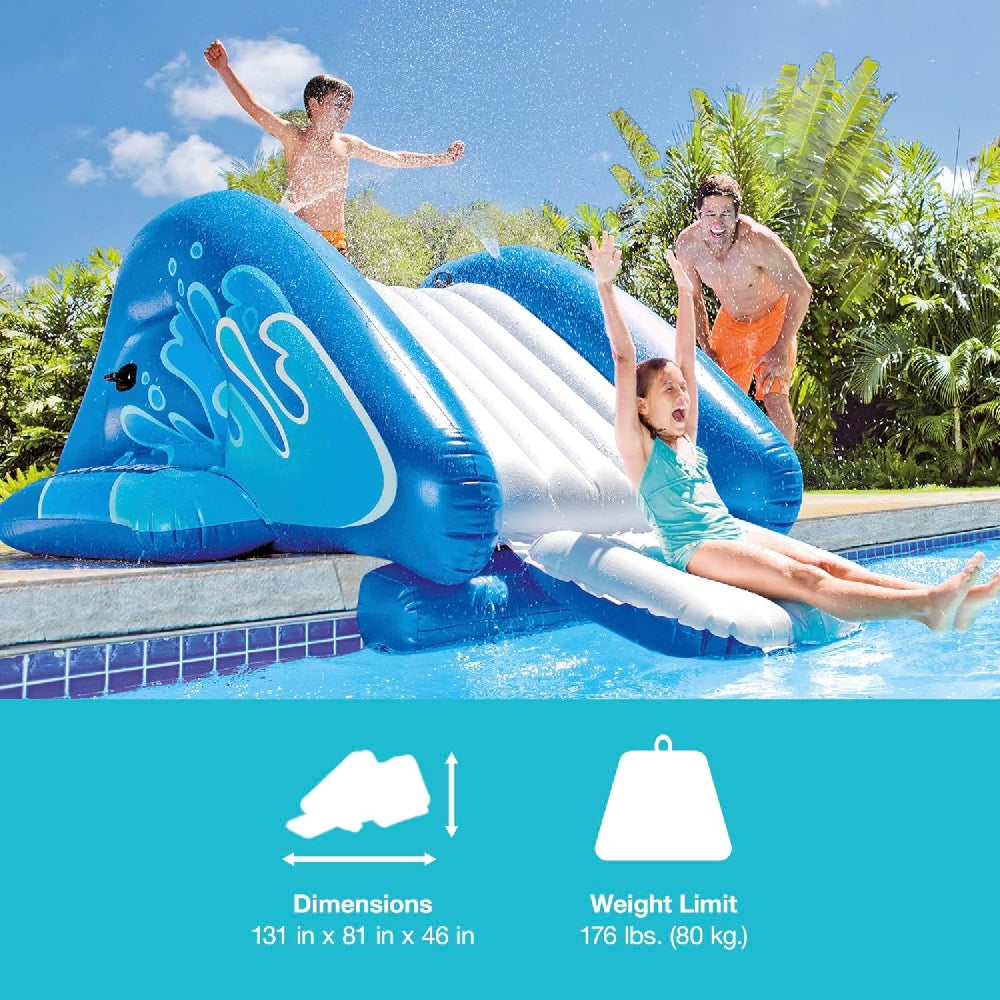 INTEX Surf ‘N Slide Inflatable Backyard Water Slide – Heavy Duty Slip and Slide for Summer Parties - Image 2