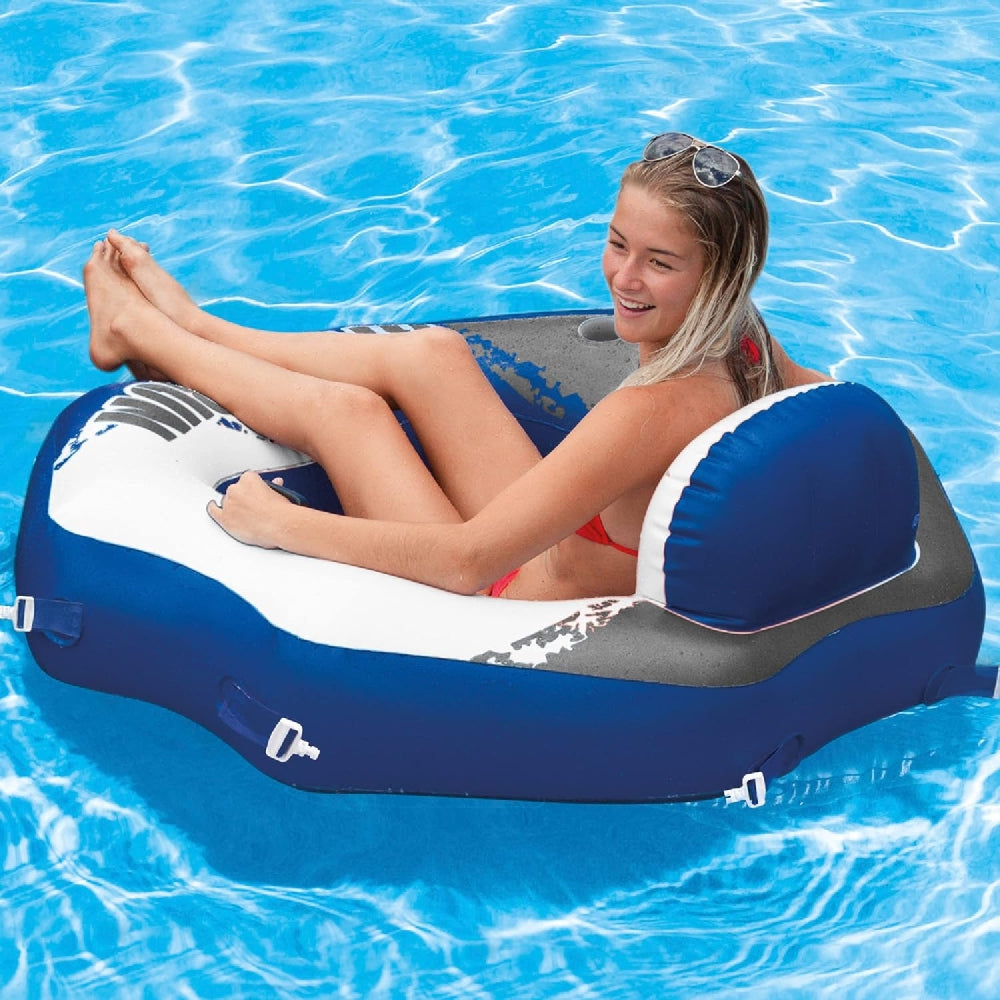 INTEX River Run Connect Inflatable Lounge – Linkable Water Tube with Built-in Cooler & Backrest - Image 5