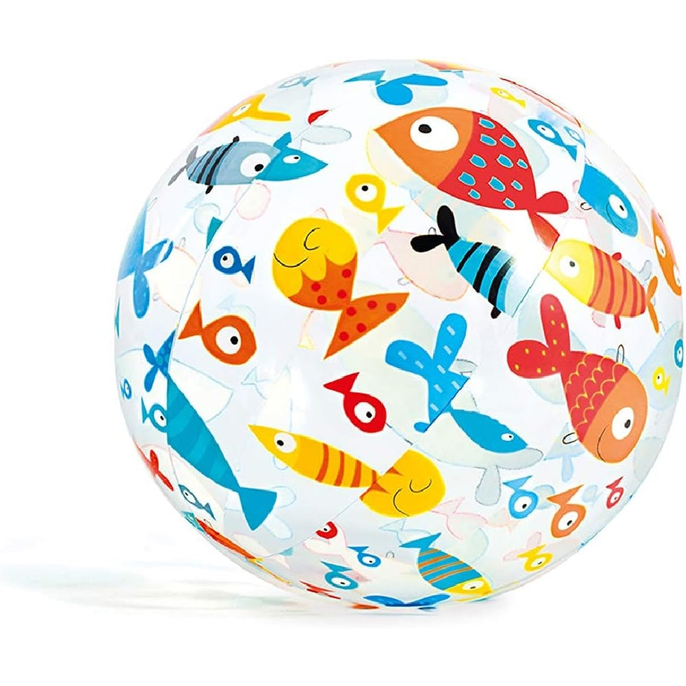 INTEX Lively Printed Beach Ball – High-Visibility Patterned Inflatable Ball for Pool Parties - Image 5