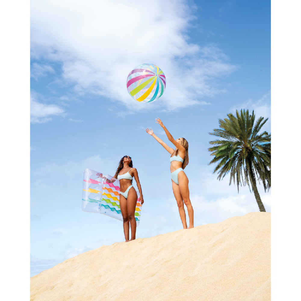 INTEX Jumbo Inflatable Beach Ball – Oversized Classic Multi-Color Outdoor Play Ball for Games - Image 5
