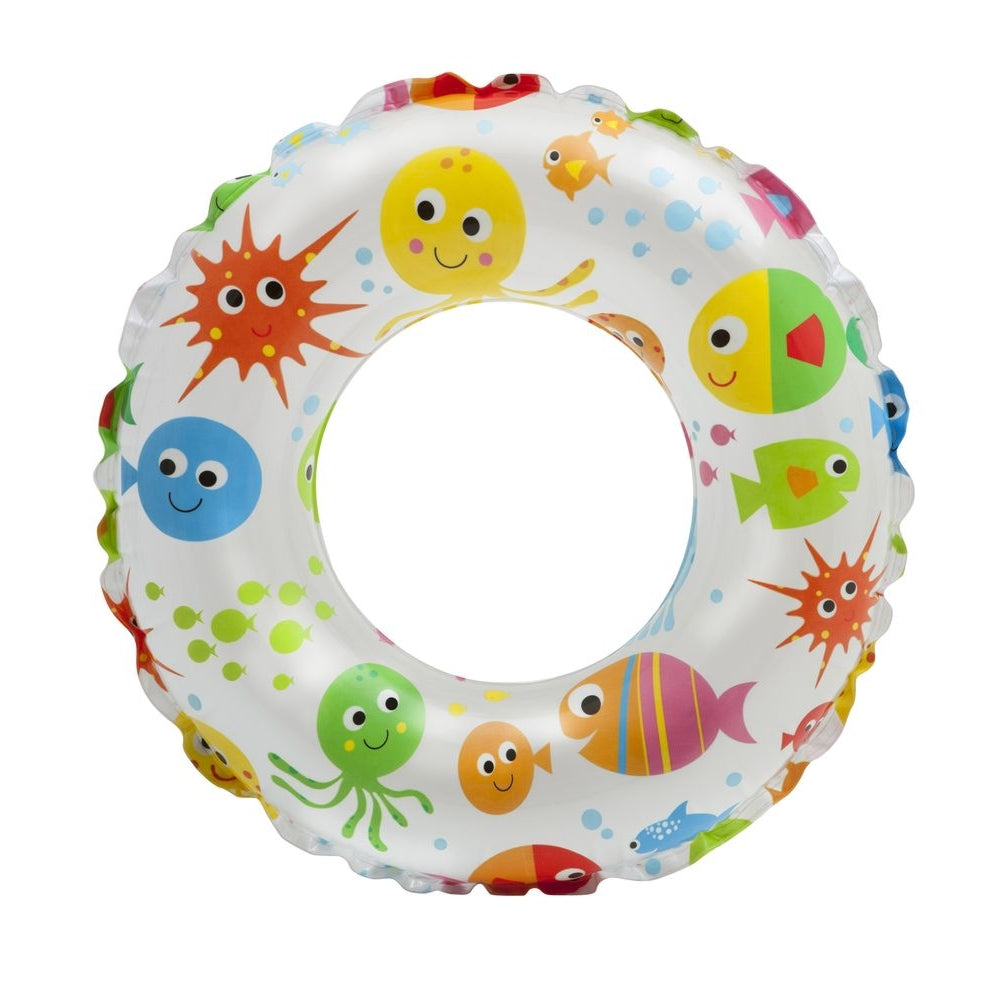 INTEX Lively Print Junior Swim Ring – Vibrant 20in Inflatable Pool Tube for Preschoolers - Image 2
