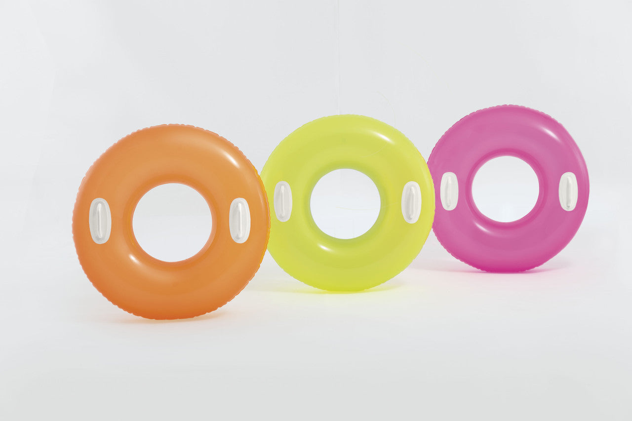 INTEX Junior Inflatable Swim Tube – Classic High-Visibility Safety Ring for Supervised Pool Fun