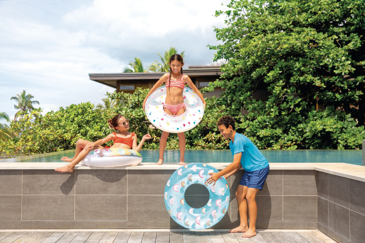 INTEX Whimsical Magic Inflatable Tubes – Fantasy-Themed Pool Rings with Glitter & Vibrant Prints - Image 2