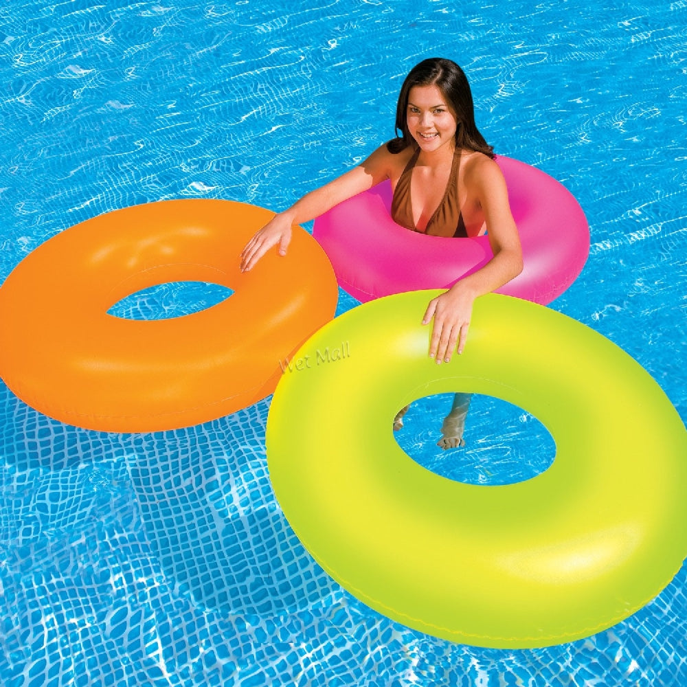 INTEX First Swim Tubes – Reliable 30in Inflatable Pool Rings for Supervised Water Introduction - Image 2