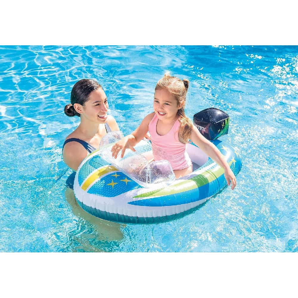 INTEX Pool Cruisers Inflatable Water Toys – Fun Car, Plane, and Boat Themed Floats for Toddlers - Image 5