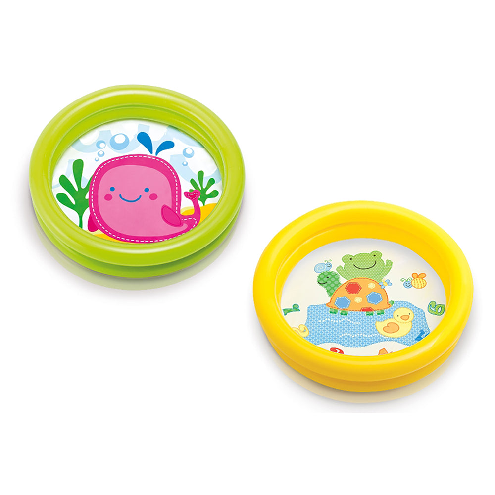 INTEX 2-Ring My First Pool – Shallow Inflatable Baby Splash Pad with Extra-Soft Padded Floor - Image 3