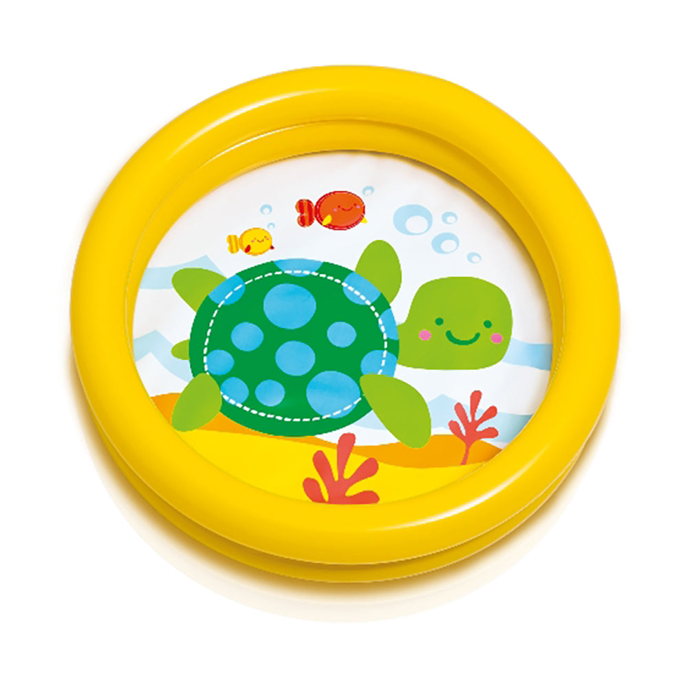 INTEX 2-Ring My First Pool – Shallow Inflatable Baby Splash Pad with Extra-Soft Padded Floor - Image 5
