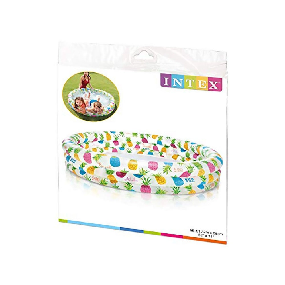 INTEX Pineapple Splash Inflatable Pool – Realistic Fruit Shape Toddler Wading Pool with Padded Floor - Image 2