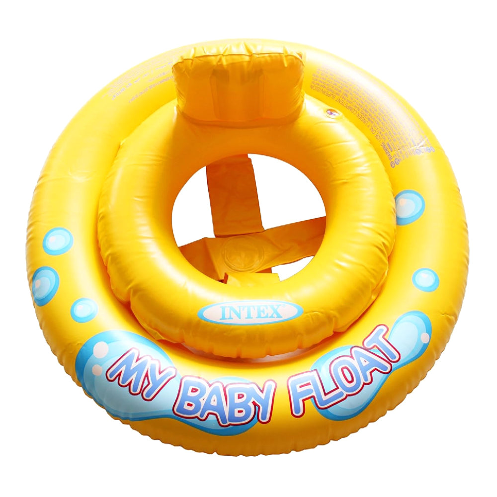 INTEX Round My Baby Float Step 1 – Inflatable Infant Water Introduction Seat with Dual Safety Rings