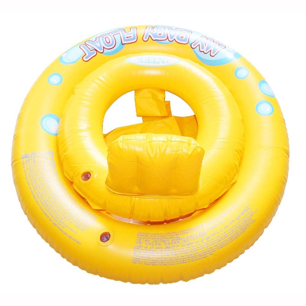 INTEX Round My Baby Float Step 1 – Inflatable Infant Water Introduction Seat with Dual Safety Rings - Image 2