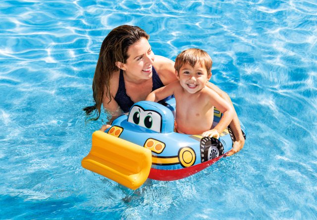 INTEX Printed Kiddie Float Assortment – Fun Themed Inflatable Toddler Swim Seats with Safety Leg Holes - Image 4