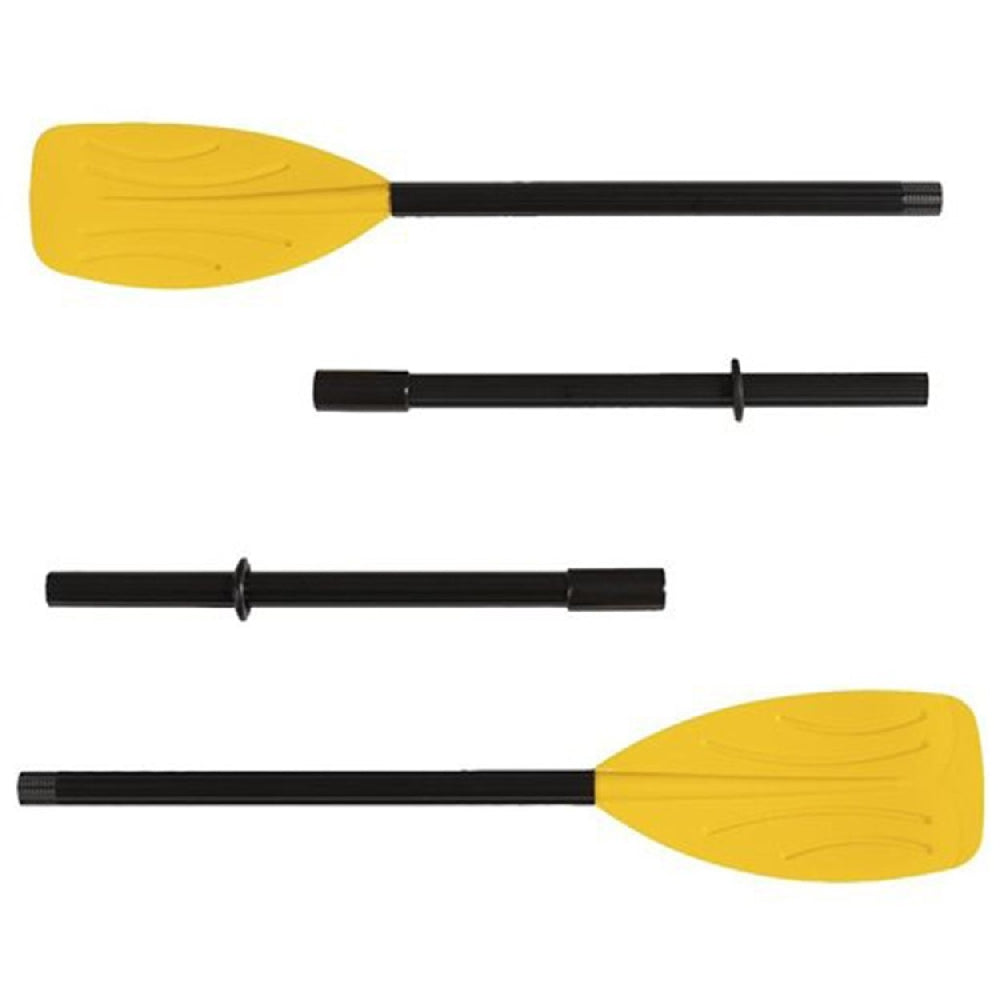 INTEX Deluxe French Aluminum Oars (Pair) – 48-inch Heavy-Duty Rowing Blades with Ribbed Oar Locks (13+) - Image 2