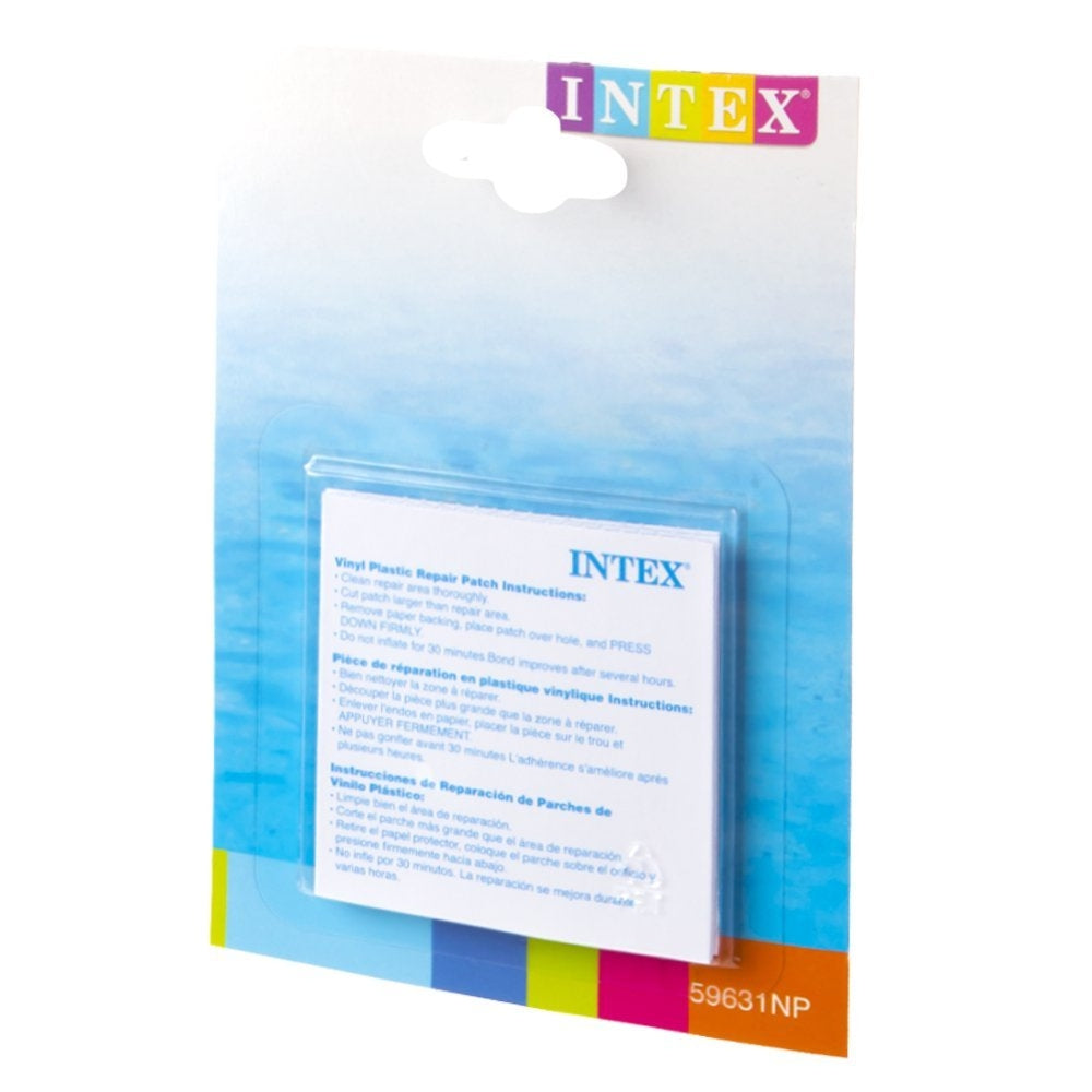 INTEX Heavy-Duty Repair Patches – Transparent Peel-and-Stick Adhesive Patches for Inflatables & Vinyl - Image 2