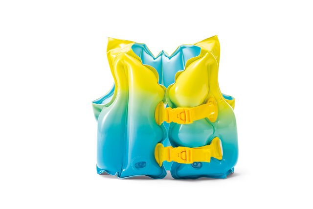 INTEX Kids Step 2 Swim Vest – High-Visibility Buoyancy Jacket with Inflatable Collar for Water Safety - Image 4