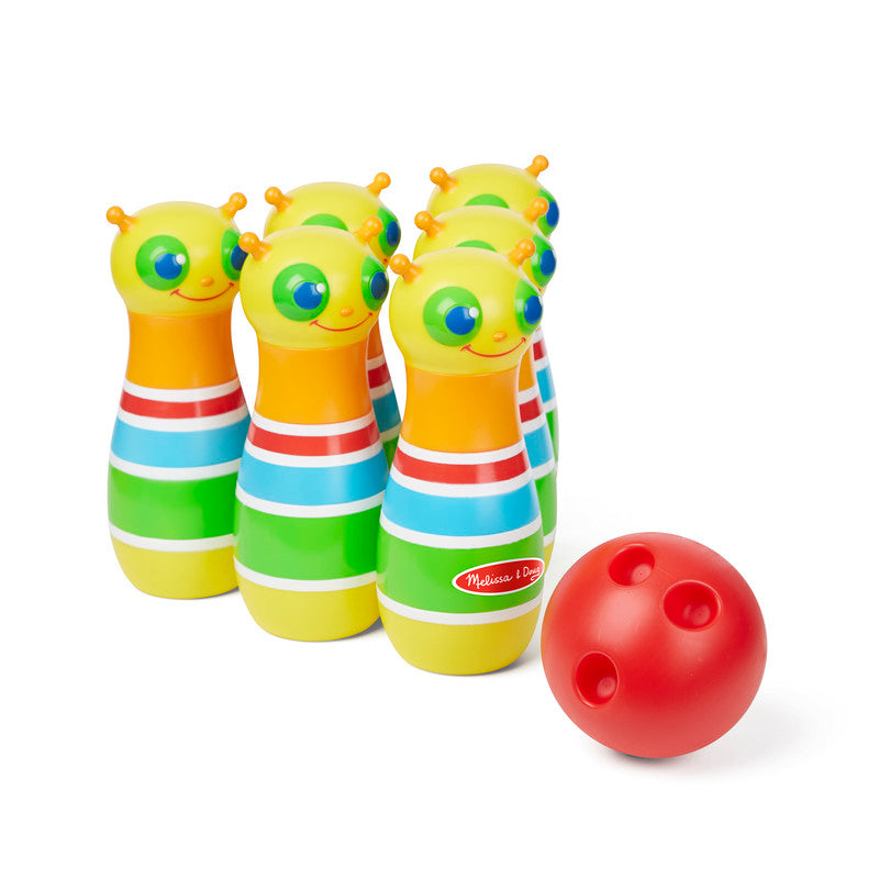 SMD _MELISSA & DOUG _SPIN MASTER Melissa & Doug Sunny Patch Giddy Buggy Bowling Action Game - 6 Bug Pins, 1 Plastic Ball - Image 2