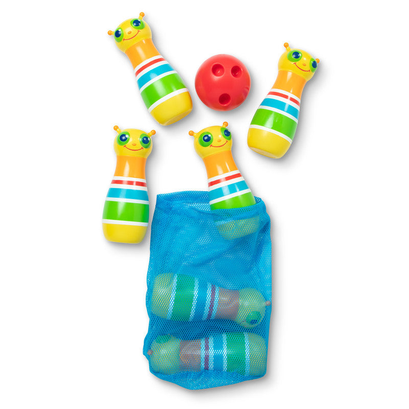 SMD _MELISSA & DOUG _SPIN MASTER Melissa & Doug Sunny Patch Giddy Buggy Bowling Action Game - 6 Bug Pins, 1 Plastic Ball - Image 4