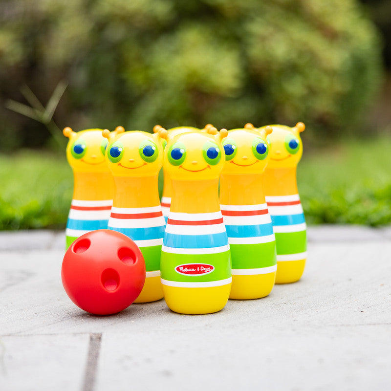 SMD _MELISSA & DOUG _SPIN MASTER Melissa & Doug Sunny Patch Giddy Buggy Bowling Action Game - 6 Bug Pins, 1 Plastic Ball - Image 5