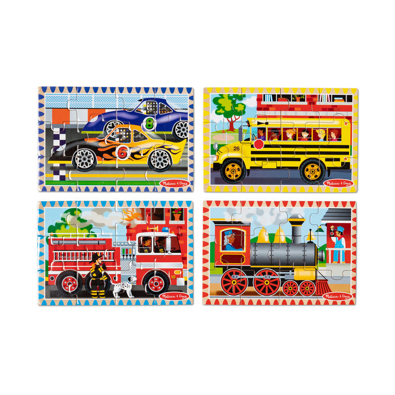 SMD _MELISSA & DOUG _SPIN MASTER Vehicle Puzzles in a Box - Image 2